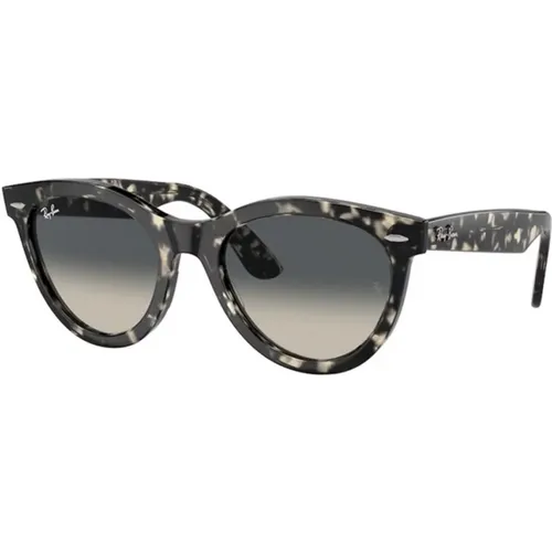 Klassische Wayfarer-Stil Sonnenbrille in Grau , unisex, Größe: 51 MM - Ray-Ban - Modalova