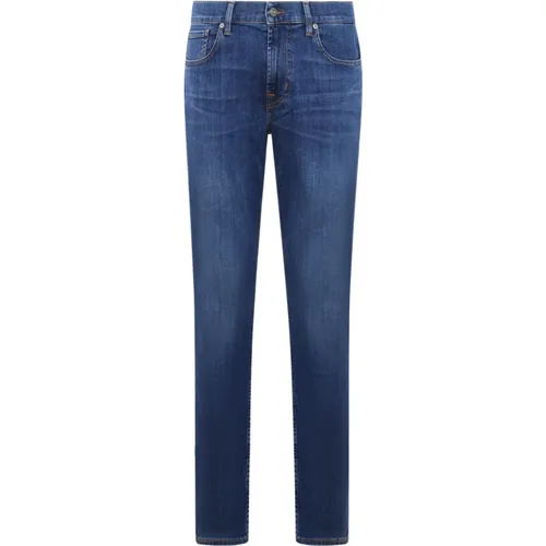 Slim-fit Jeans , Herren, Größe: W32 - 7 For All Mankind - Modalova