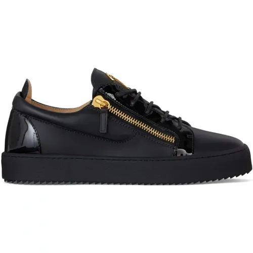 Schwarze Signature Sneakers , Herren, Größe: 44 EU - giuseppe zanotti - Modalova