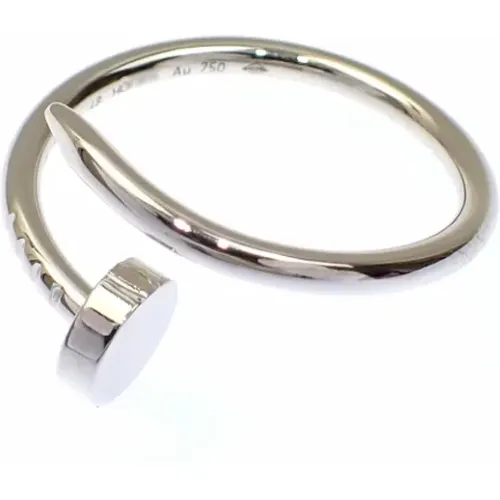 Pre-owned Jewellery, female, , Size: ONE SIZE Pre-owned White Gold rings - Cartier Vintage - Modalova