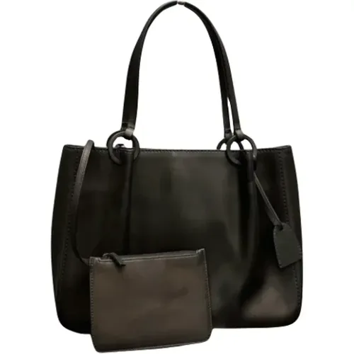 Pre-owned Tote Bags, female, , Size: ONE SIZE Pre-owned Leather totes - Gucci Vintage - Modalova