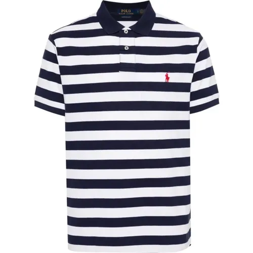 Custom slim fit cotton polo shirt , male, Sizes: M, XL, 2XL, L - Ralph Lauren - Modalova