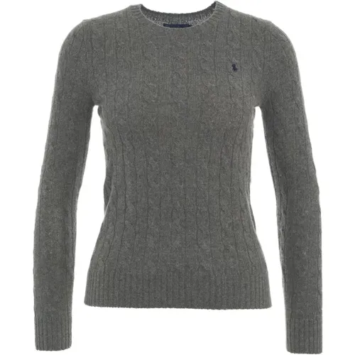 Grauer Strickpullover Aw24 Handwäsche , Damen, Größe: XS - Ralph Lauren - Modalova