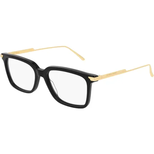 Black Gold Sunglasses Bv1009O , unisex, Sizes: 54 MM - Bottega Veneta - Modalova