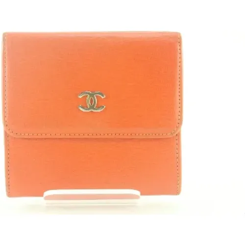 Pre-owned Leather wallets , female, Sizes: ONE SIZE - Chanel Vintage - Modalova