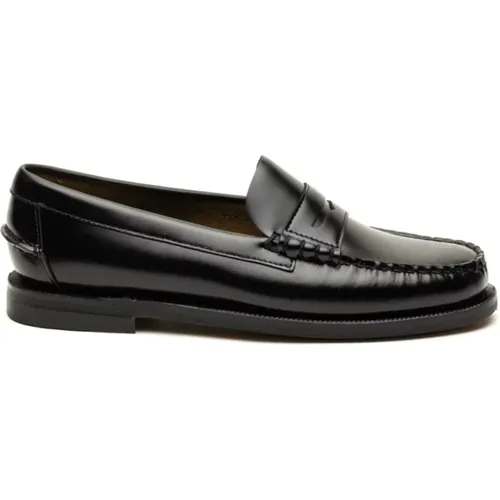 Klassische schwarze flache Schuhe für Frauen , Damen, Größe: 40 EU - Sebago - Modalova