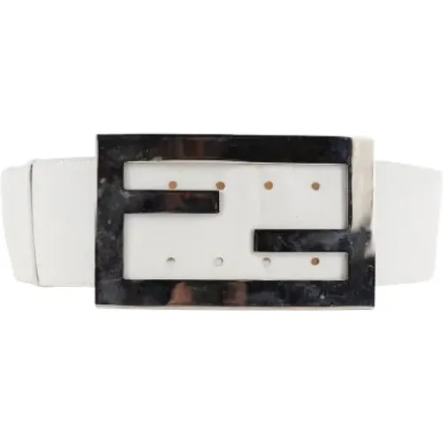 Pre-owned Belts, female, , Size: ONE SIZE Pre-owned Leather belts - Fendi Vintage - Modalova