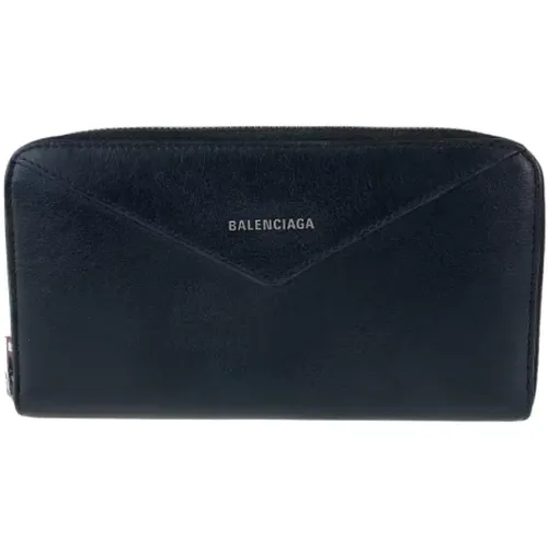 Pre-owned Wallets, female, , Size: ONE SIZE Pre-owned Leather wallets - Balenciaga Vintage - Modalova