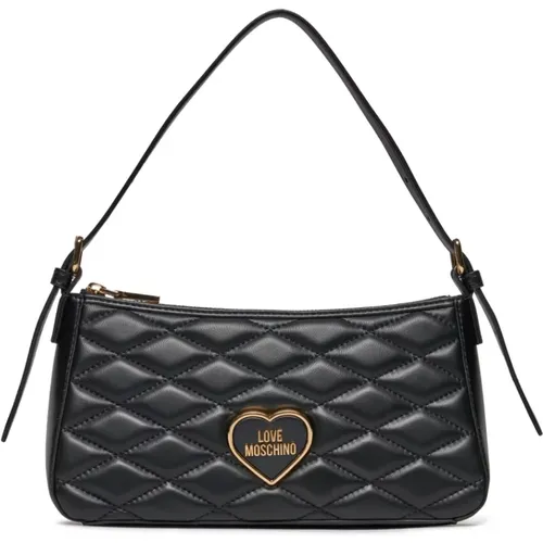 Romantic Logo Shoulder Bag , female, Sizes: ONE SIZE - Moschino - Modalova