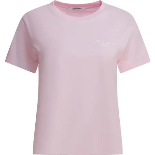 T-Shirts, female, , Size: M T-shirt in cotton with Stamp print - Givenchy - Modalova