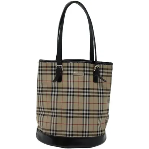 Pre-owned Tote Bags, female, , Size: ONE SIZE Pre-owned Canvas totes - Burberry Vintage - Modalova