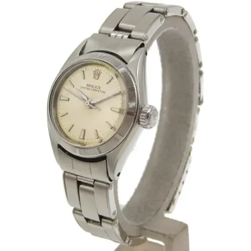 Pre-owned Stainless Steel watches , female, Sizes: ONE SIZE - Rolex Vintage - Modalova