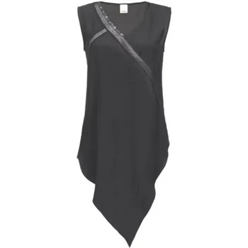 Top Crepe Style Gauge , female, Sizes: XS - pinko - Modalova