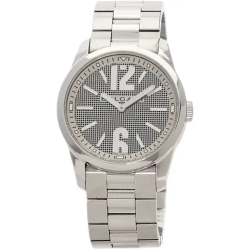 Pre-owned Watches, male, , Size: ONE SIZE Pre-owned Stainless Steel watches - Bvlgari Vintage - Modalova