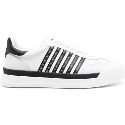 Bianco Nero Sneakers , Damen, Größe: 40 EU - Dsquared2 - Modalova