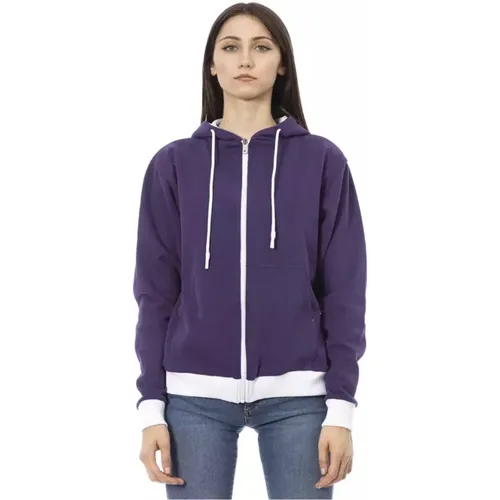 Stylish Zip-through Sweatshirt for Women , female, Sizes: S, M, XS, L, XL - Baldinini - Modalova