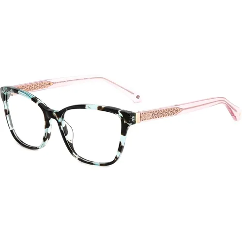 Green Havana Eyewear Frames Belen , female, Sizes: 53 MM - Kate Spade - Modalova