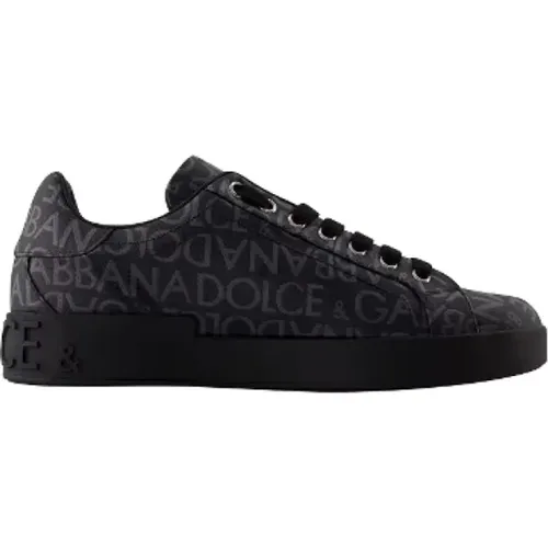 Canvas sneakers , female, Sizes: 8 UK, 7 UK - Dolce & Gabbana - Modalova