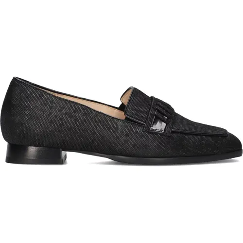 Schwarze Lederloafers für Damen , Damen, Größe: 38 1/2 EU - HASSIA - Modalova