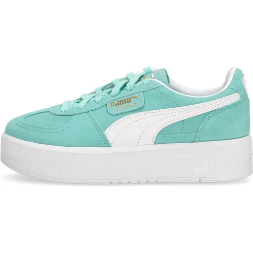 Sneakers, female, , Size: 10 US Palermo High Top Mint/White Sneakers - Puma - Modalova