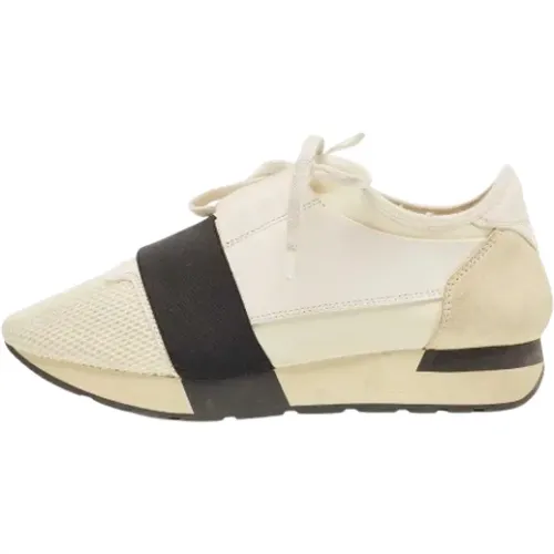 Pre-owned Sneakers, female, , Size: 8 US Pre-owned Leather sneakers - Balenciaga Vintage - Modalova