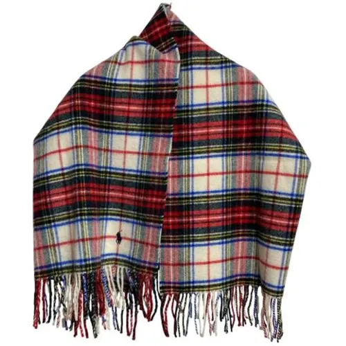 Pre-owned Scarves, female, , Size: ONE SIZE Pre-owned Wool Scarf - Ralph Lauren Pre-owned - Modalova