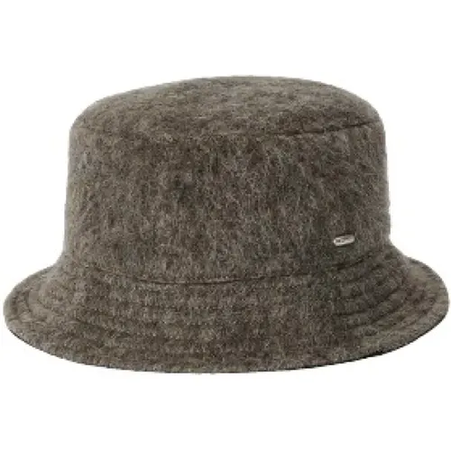 Hats, male, , Size: S/M Taupe Grey Brushed Finish Bucket Hat - Our Legacy - Modalova