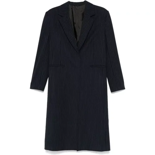 Pinstripe Tailored Coat , female, Sizes: 2XS, XS, M, S - Calvin Klein - Modalova