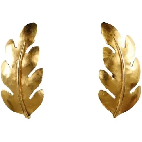 Pre-owned Jewellery, female, , Size: ONE SIZE Pre-owned Metal earrings - Salvatore Ferragamo Pre-owned - Modalova