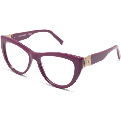 Silver Optical Frame Stylish and Versatile , female, Sizes: 54 MM - Karl Lagerfeld - Modalova