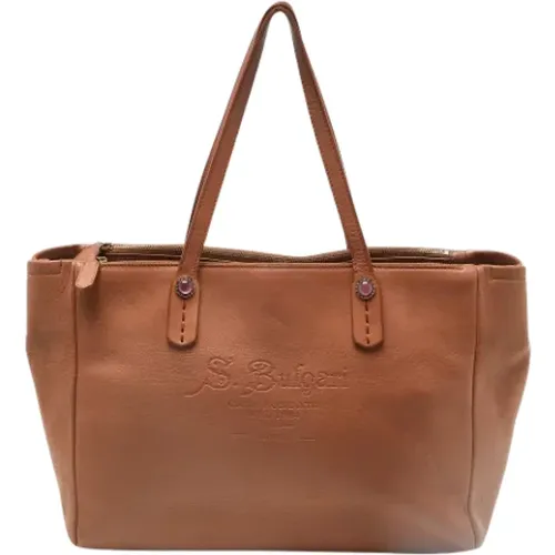 Pre-owned Leather totes , female, Sizes: ONE SIZE - Bvlgari Vintage - Modalova