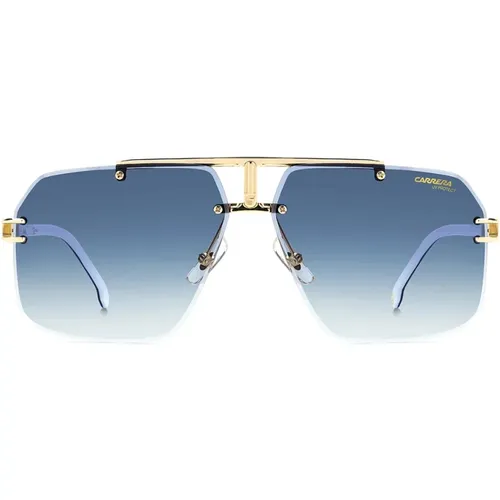 Unisex Rimless Sunglasses with Unique Design , unisex, Sizes: 63 MM - Carrera - Modalova
