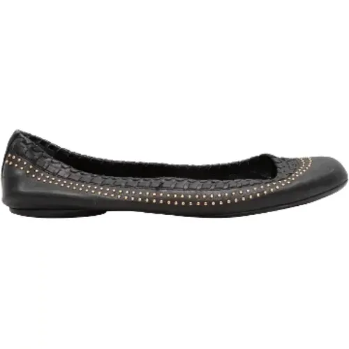 Pre-owned Flats, female, , Size: 9 US Pre-owned Leather flats - Gucci Vintage - Modalova