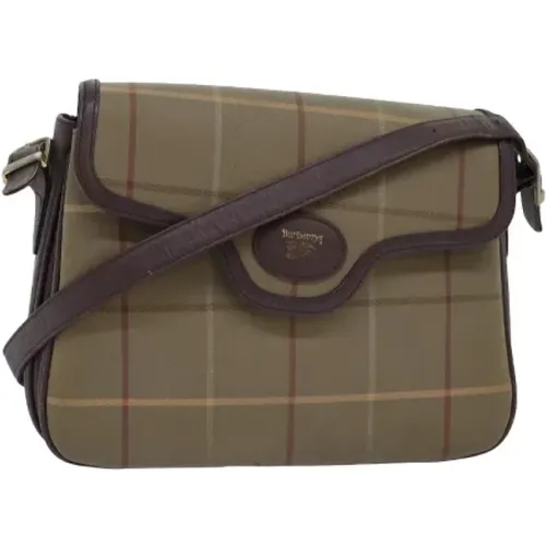 Pre-owned Cross Body Bags, female, , Size: ONE SIZE Pre-owned Canvas shoulder-bags - Burberry Vintage - Modalova