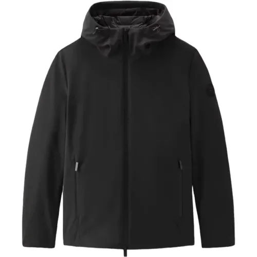 Coats with Adjustable Hood , male, Sizes: XL - Woolrich - Modalova