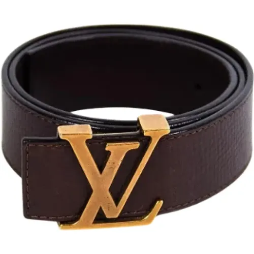 Pre-owned Belts, female, , Size: ONE SIZE Pre-owned Leather Belt - Louis Vuitton Vintage - Modalova