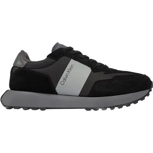 Schwarze Urban Style Sneakers , Herren, Größe: 44 EU - Calvin Klein - Modalova