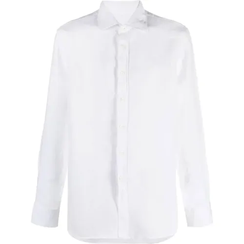 Shirts , male, Sizes: L - 120% lino - Modalova