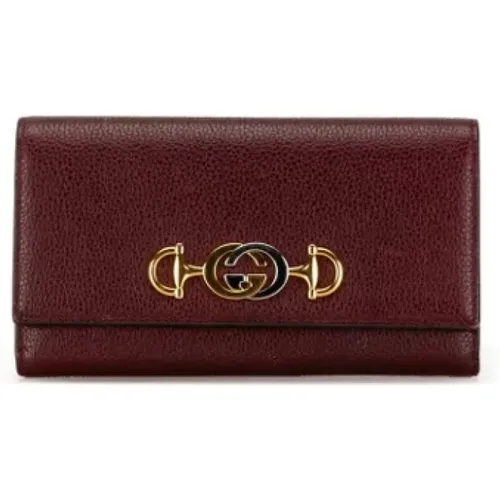 Pre-owned Wallets, female, , Size: ONE SIZE Pre-owned Leather wallets - Gucci Vintage - Modalova