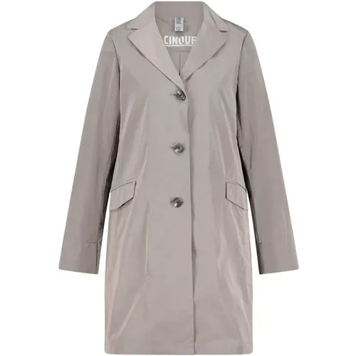 Single-Breasted Coats , female, Sizes: M, L, 2XL - CINQUE - Modalova