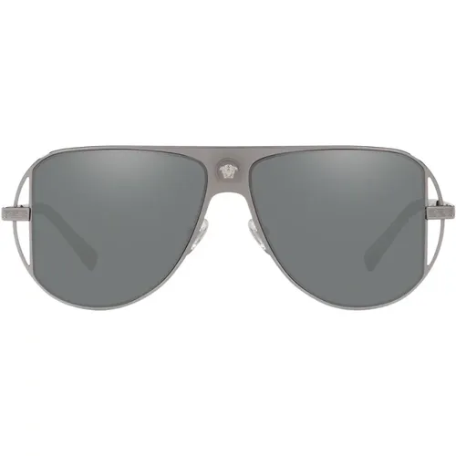 Metall Piloten Sonnenbrille mit Kühlem und Stilvollem Design - Versace - Modalova