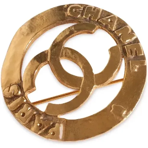 Pre-owned Jewellery, female, , Size: ONE SIZE Pre-owned Metal brooches - Chanel Vintage - Modalova