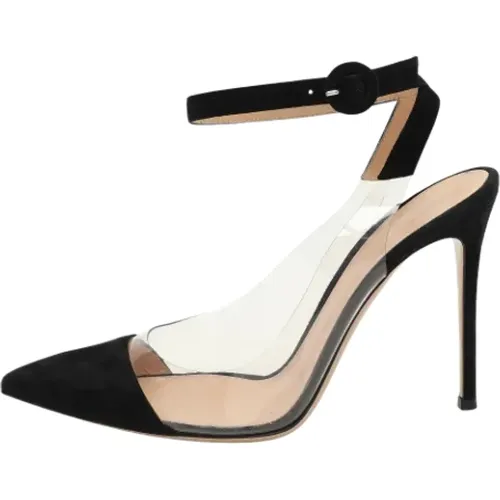 Pre-owned Pumps, female, , Size: 10 US Pre-owned Suede heels - Gianvito Rossi Pre-owned - Modalova