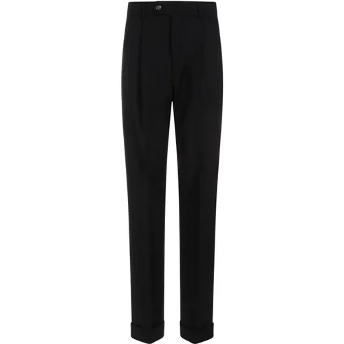 Wool Pants with Turn-Up Hem , female, Sizes: XS, 2XS - SPORTMAX - Modalova