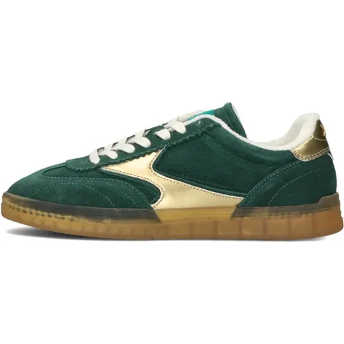 Grüne Wildleder Low Top Sneakers - Scotch & Soda - Modalova