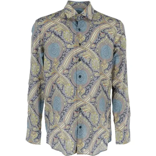 Casual Cotton Shirt for Men , male, Sizes: L, M, XL, 2XL - ETRO - Modalova