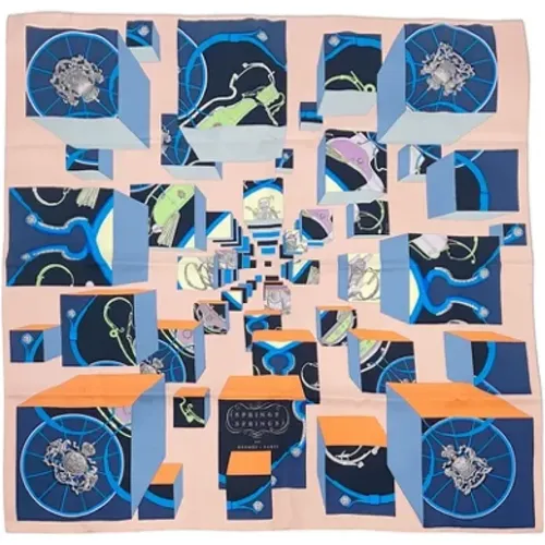 Pre-owned Scarves, female, , Size: ONE SIZE Pre-owned Silk scarves - Hermès Vintage - Modalova