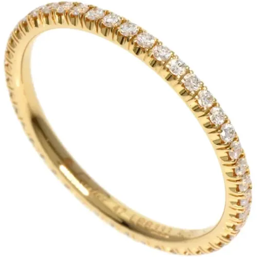 Pre-owned Gold rings , female, Sizes: ONE SIZE - Cartier Vintage - Modalova