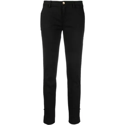 Slim-fit Hose mit Absatz , Damen, Größe: W26 - Liu Jo - Modalova