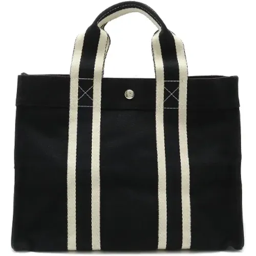 Pre-owned Tote Bags, female, , Size: ONE SIZE Pre-owned Canvas handbags - Hermès Vintage - Modalova